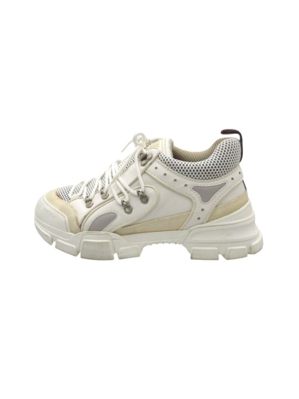 Gucci Sneakers Flash Trek Sneaker Shoes Mesh Contrast Chunky Dad White 7